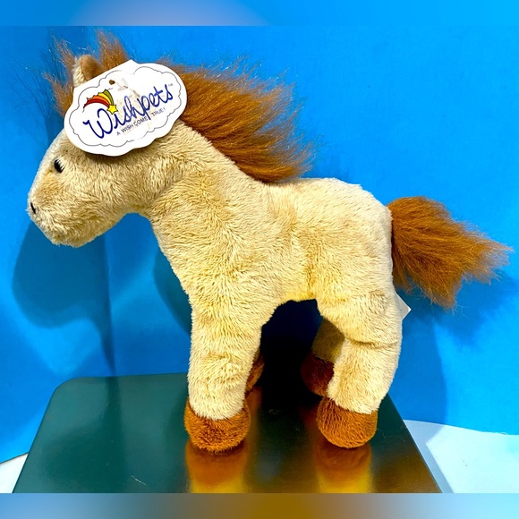 WISHPETS NWT VTG 2004 DIAMOND PONY HORSE PLUSH STUFFED ANIMAL TOY ATTACHED TAG - Picture 1 of 9